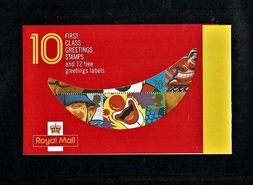 GB QUEEN ELIZABETH II, GREETINGS STAMPS BOOKLET £2, SGKX1, £26.00