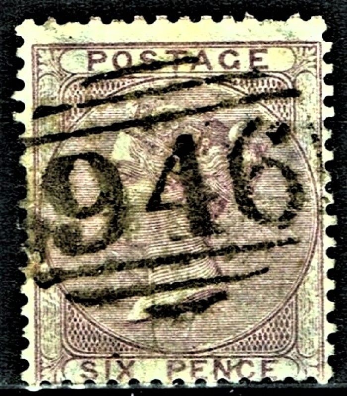 GB QUEEN VICTORIA 1856, 6d LILAC-PALE LILAC, SG68-70, Used