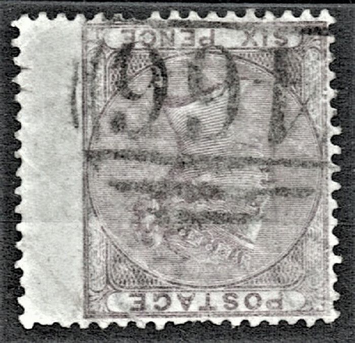 GB QUEEN VICTORIA 1856, 6d LILAC-PALE LILAC, SG68-70, wmk INVERTED, Used