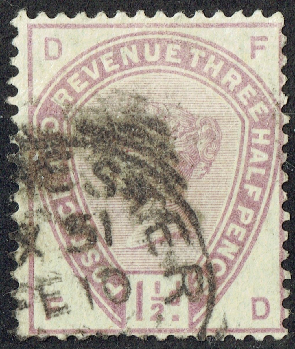 GB QUEEN VICTORIA 1883-84, 1½d LILAC SG188, Mi73 D-F/F-D, Used