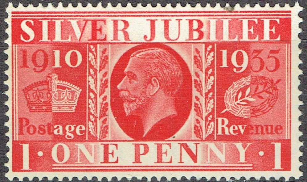 GB KING GEORGE V, 1935, 1d SCARLET Sg.454, Mi.190X, MNH