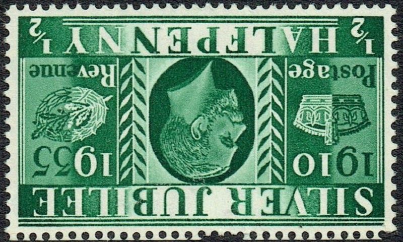 GB KING GEORGE V 1935, ½d GREEN, Mi189ZII, Sg.453Wi, MNH/Mint