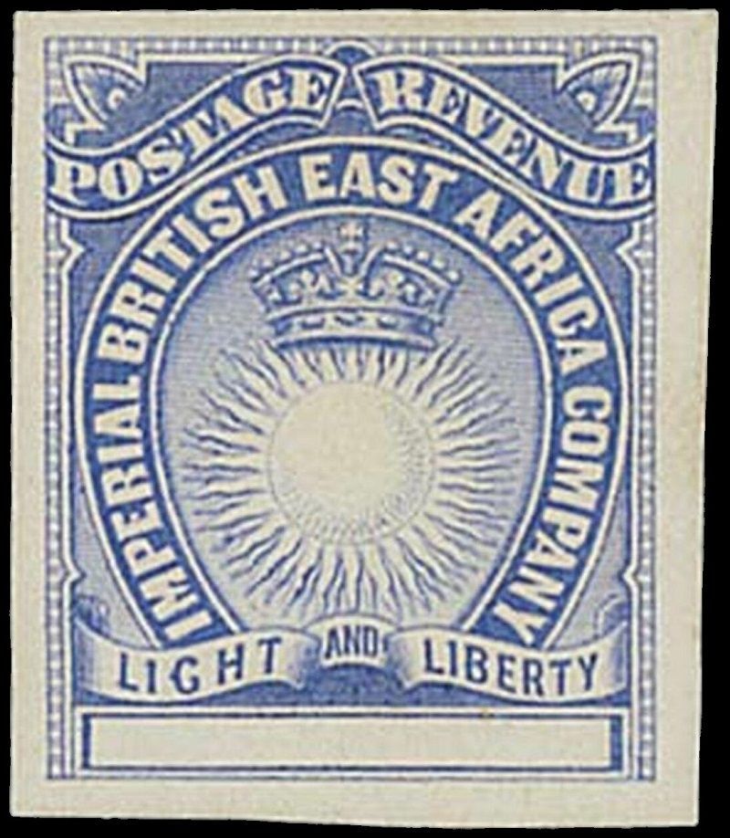BRITISH EAST AFRICA 1890-1895, SUN and CROWN, MNH