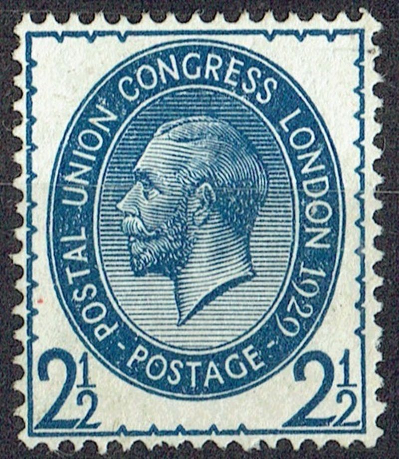 GB KING GEORGE V, 1929, ERROR, 2½d BLUE, Sg.437, Mi.173X, MNH/Mint