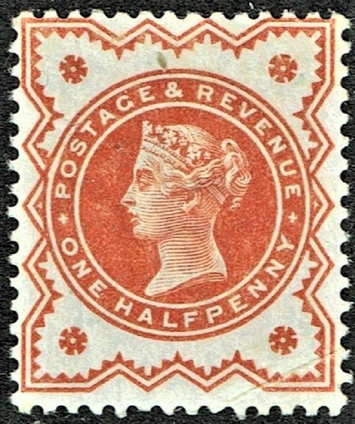 GB QUEEN VICTORIA 1887, ½d VERMILION, Sg.197, Mi.68, MNH, ERRORS