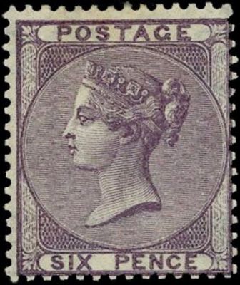GB QUEEN VICTORIA, 1856, 6d DEEP LILAC, Sg.69, Mi.14yb, MNH