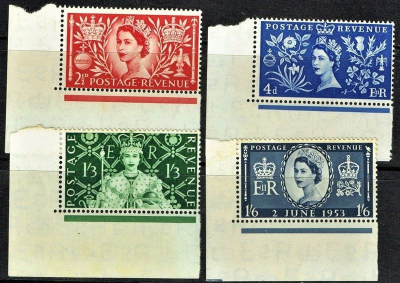 GB QUEEN ELIZABETH II, 1953, CORONATION, Sg.532-535, Mi.274-277, MNH