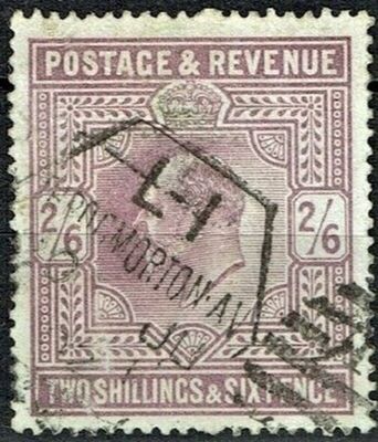 GB KING EDWARD VII, 1905, 2s6d Pale Dull Purple, Sg.261, Mi.115Ix, USED