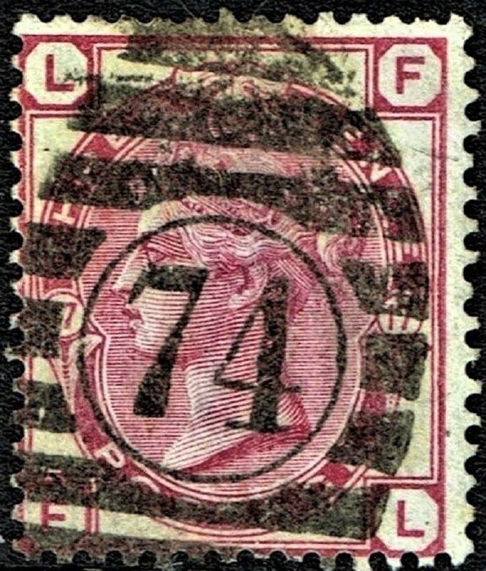 GB QUEEN VICTORIA, 1873, 3d ROSE, Pl.17, Sg.143, Mi.41, LF-FL, Used
