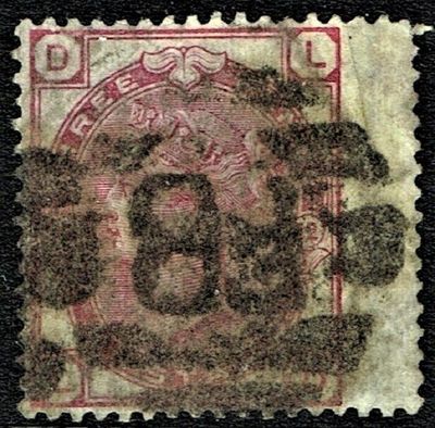 GB QUEEN VICTORIA, 1873, 3d ROSE, Pl.12, Sg.143, Mi.41, DL-LD, Used