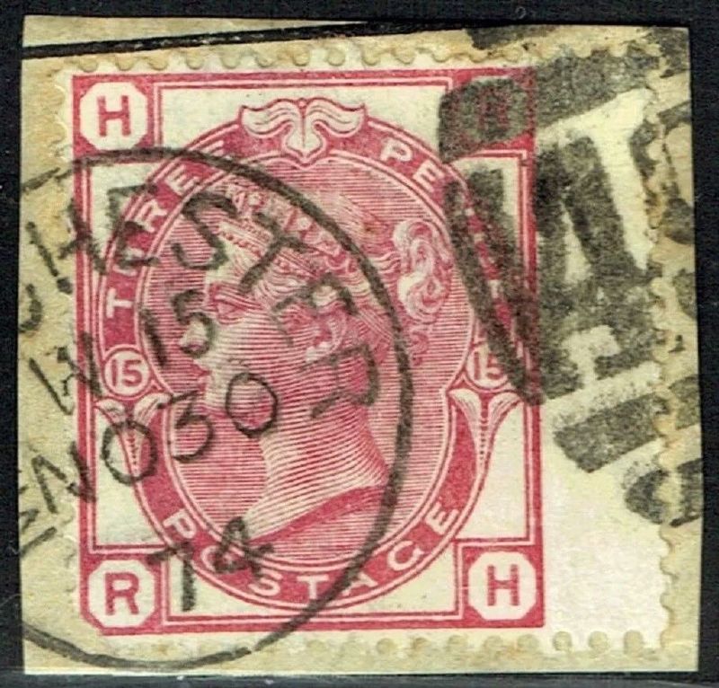 GB QUEEN VICTORIA, 1873, 3d ROSE, Pl.15, Sg.143, Mi.41, HR-RH, Used