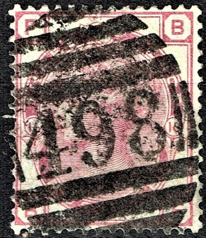 GB QUEEN VICTORIA, 1873, 3d ROSE, Pl.16, Sg.143, Mi.41, FB-BF, Used