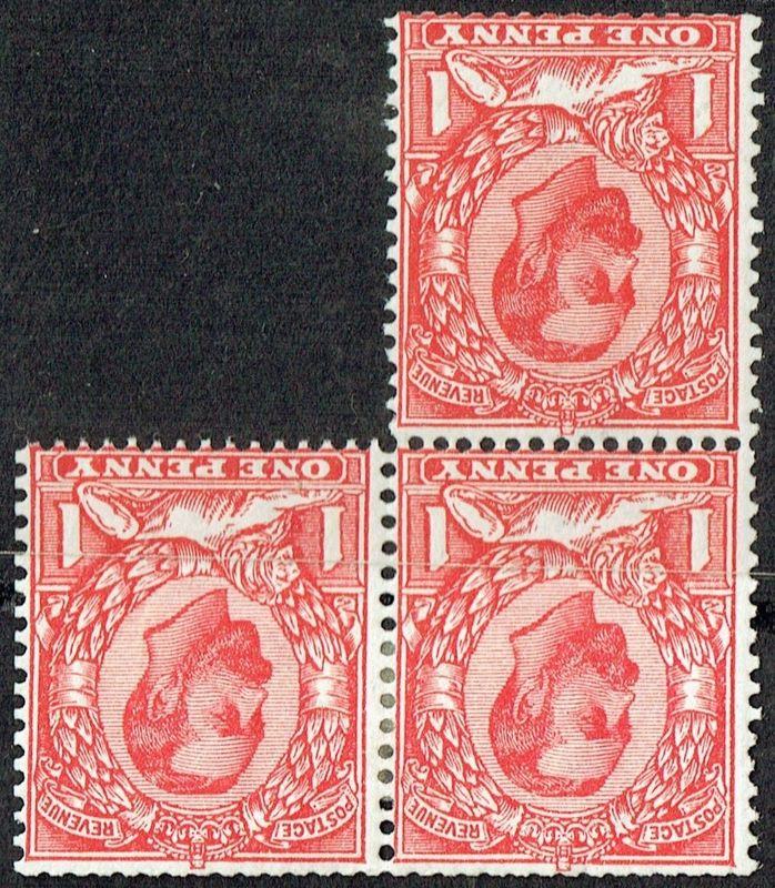 GB KING GEORGE V, 1912, ERROR, 1d SCARLET, Sg.336Wk, Mi.124IBXa, MNH|MINT