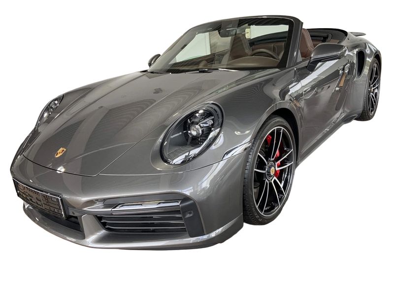PORSCHE 911 TURBO CABRIOLET GREY METALLIC 08/2022 (LHD) PORSCHE 911 TURBO CABRIOLET GREY METALLIC 08/2022 (LHD)