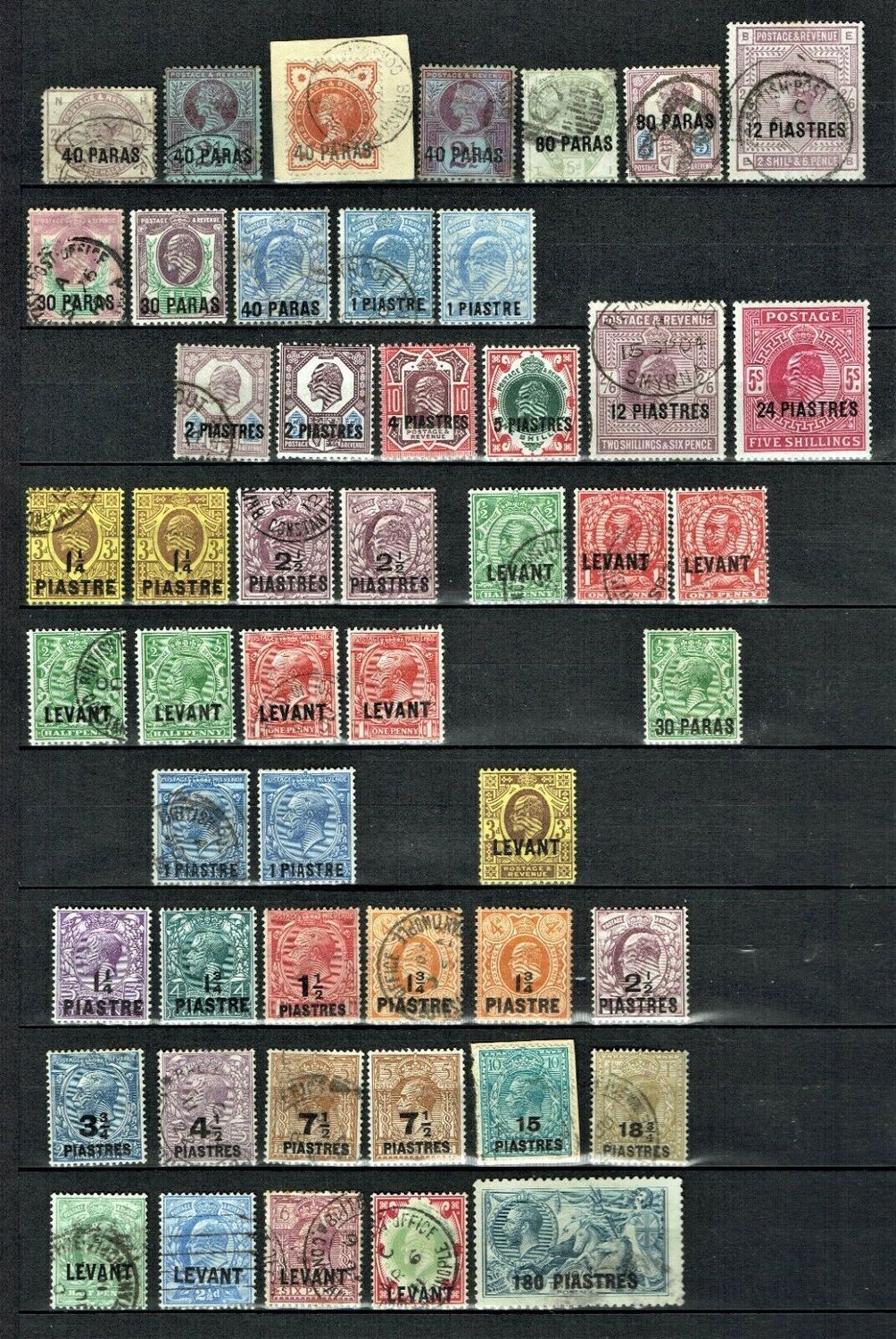 BRITISH OVERSEA 1885-1912, 50 STAMPS VICTORIA, EDVARD, GEORGE, MINT/U/FU