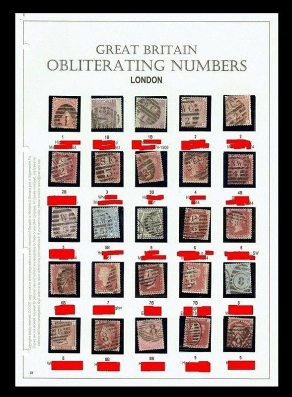 GB 1874-1924 London Complete Obliterating  Stamps (1/2/3), Total 268 Stamp Collection, Used/FU/VFU
