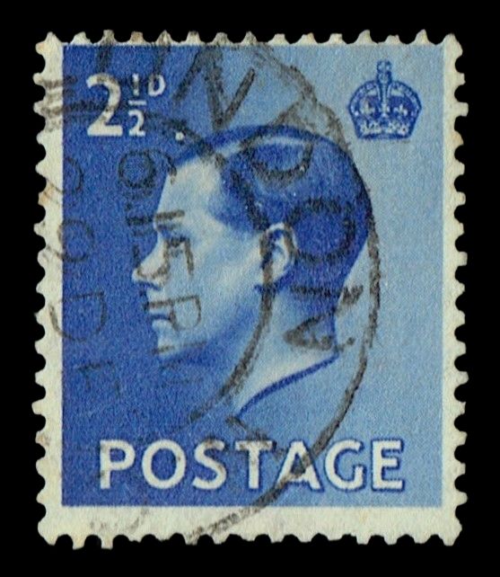GB KING EDWARD VIII 1936, 2½d BRIGHT BLUE, Sg.460, ERROR, Used