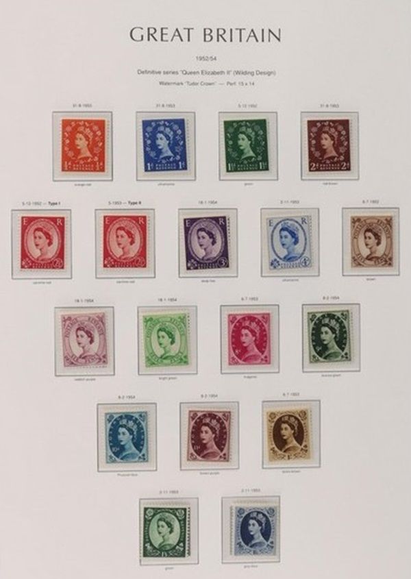 GB QUEEN ELIZABETH II, 1952, COMPLETE SET SG515-531, MNH GB QUEEN ELIZABETH II, 1952, COMPLETE SET SG515-531, MNH