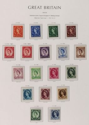 GB QUEEN ELIZABETH II, 1952, COMPLETE SET SG515-531, MNH GB QUEEN ELIZABETH II, 1952, COMPLETE SET SG515-531, MNH