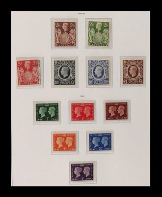 GB KING GEORGE VI 1939-1941, COMPLETE SETS, MNH