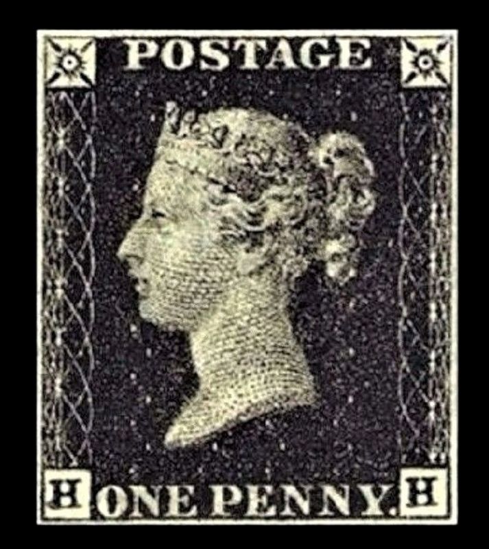 GB QUEEN VICTORIA 1840, BLACK PENNY, H-H, 4 MARGIN, MNH GB QUEEN VICTORIA 1840, BLACK PENNY, H-H, 4 MARGIN, MNH