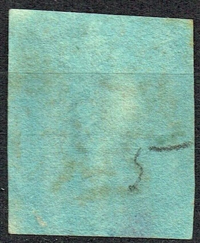 GB QUEEN VICTORIA 1841, 1d ORANGE-BROWN, Pl.5, G-A, 3¾ MARGIN, Used