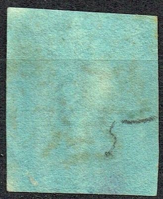 GB QUEEN VICTORIA 1841, 1d ORANGE-BROWN, Pl.5, G-A, 3¾ MARGIN, Used