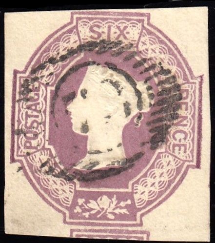 GB QUEEN VICTORIA 1847, 6d DULL LILAC, SG59, Mi.5, USED