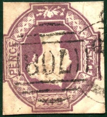 GB QUEEN VICTORIA 1854, 6d PURPLE SG 60, Mi.5b, 3 MARGINS, USED GB QUEEN VICTORIA 1854, 6d PURPLE SG 60, Mi.5b, 3 MARGINS, USED