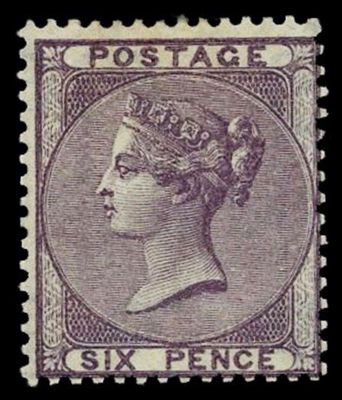 GB QUEEN VICTORIA 1856, 6d DEEP LILAC, SG69, Mi.14yb, MNH
