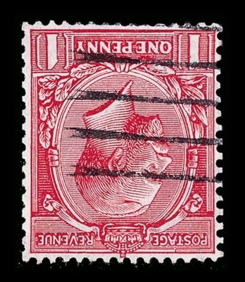 GB KING GEORGE V, 1913, 1d DULL SCARLET, SG398Wi, USED