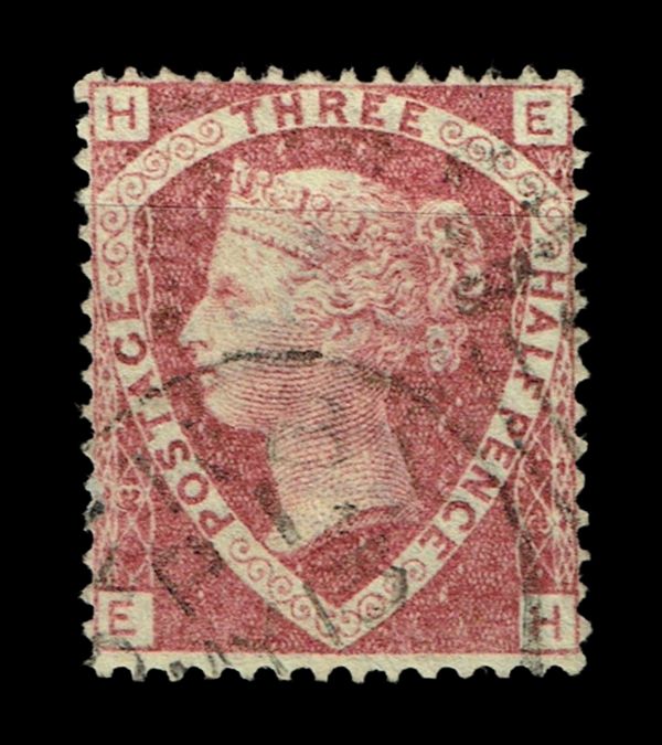 GB QUEEN VICTORIA 1860, 1½d ROSE RED SG51, Pl.3, HE|EH, USED