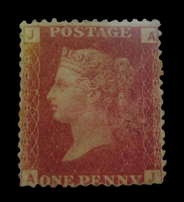 GB QUEEN VICTORIA 1864, 1d RED PENNY, Pl.73, JA|AJ, MNH