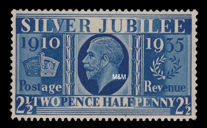 GB KING GEORGE V, 1935, 2½d PRUSSIAN BLUE, SG456a, MNH