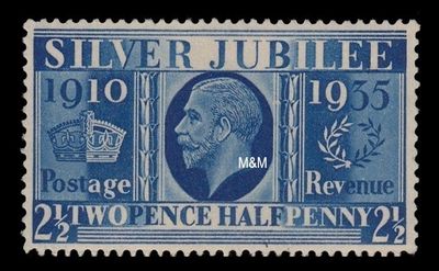 GB KING GEORGE V, 1935, 2½d PRUSSIAN BLUE, SG456a, MNH GB KING GEORGE V, 1935, 2½d PRUSSIAN BLUE, SG456a, MNH