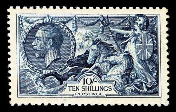 GB KING GEORGE V, 1934, 10s INDIGO, SG452, MNH