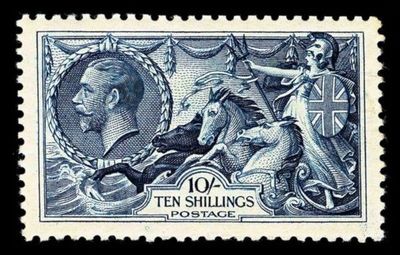 GB KING GEORGE V, 1934, 10s INDIGO, SG452, MNH