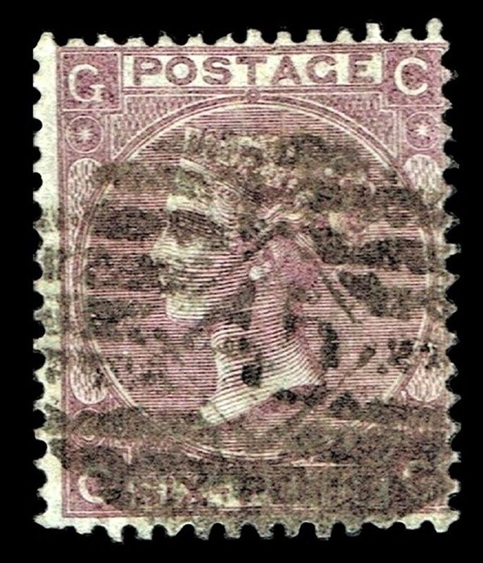 GB QUEEN VICTORIA 1873, 6d DEEP LILAC, SG105 Pl.6, Mi.29a, GC|CG, HYPHEN, USED