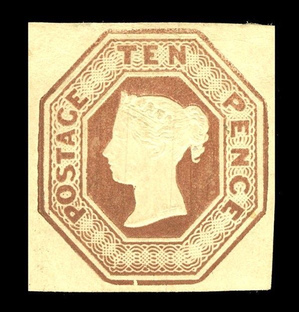 GB QUEEN VICTORIA 1847, 10d BROWN, SG57, MNH