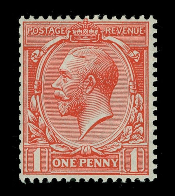 GB KING GEORGE V, 1913 1d DULL SCARLET SG398, MNH