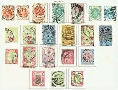 GB QUEEN VICTORIA 1887-1900. LOT of 31 STAMPS, COMPLETE SET+, Used/ FU GB QUEEN VICTORIA 1887-1900. LOT of 31 STAMPS, COMPLETE SET+, Used/ FU