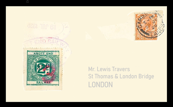 GB KING GEORGE V COVER - From CARLISLE to LONDON