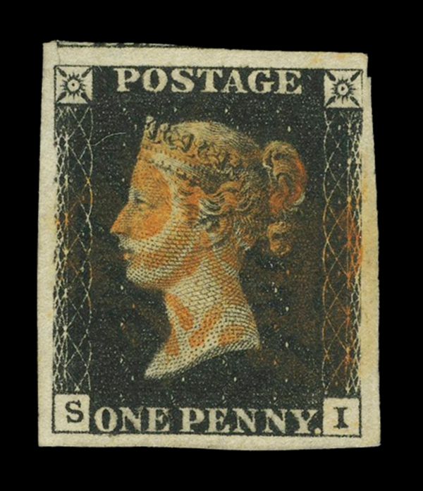 GB QUEEN VICTORIA 1d BLACK PENNY, Pl.6. MALTESE CROSS, 4 MARGINS GB QUEEN VICTORIA 1d BLACK PENNY, Pl.6. MALTESE CROSS, 4 MARGINS