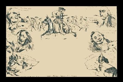 GB QV 1840, MULREADY CARICATURES, FORES'S №.4, SPOONER №.3, REPRINT JOHN MENZIES