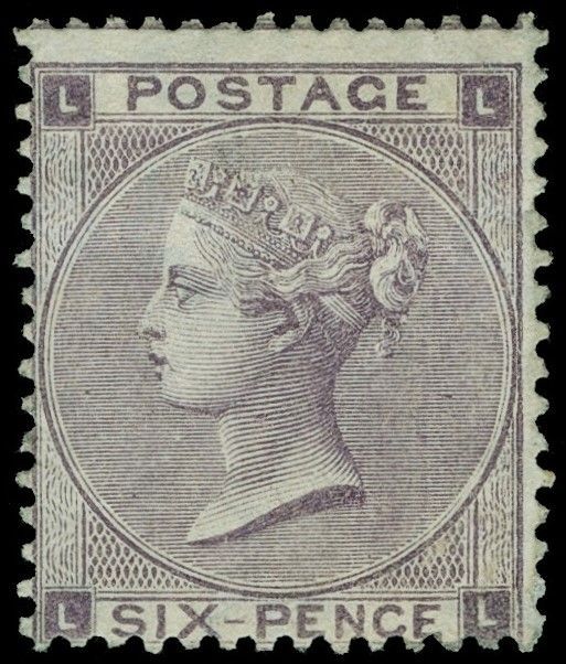 GB QUEEN VICTORIA 1862, 6d LILAC, SG84, LL|LL, HYPHEN, MNH GB QUEEN VICTORIA 1862, 6d LILAC, SG84, LL|LL, HYPHEN, MNH