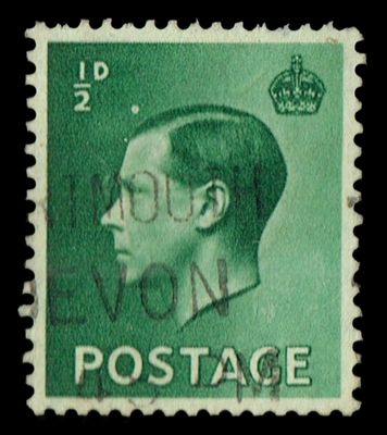 GB KING EDWARD VIII 1936, ½d GREEN, Sg.457, ERROR, Used GB KING EDWARD VIII 1936, ½d GREEN, Sg.457, ERROR, Used