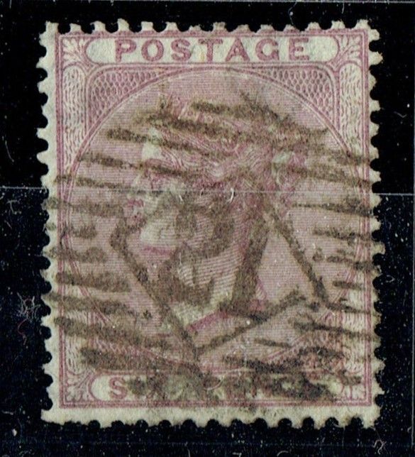 GB QUEEN VICTORIA, 1856, 6d DEEP LILAC, SG69, Mi.14yb, Used