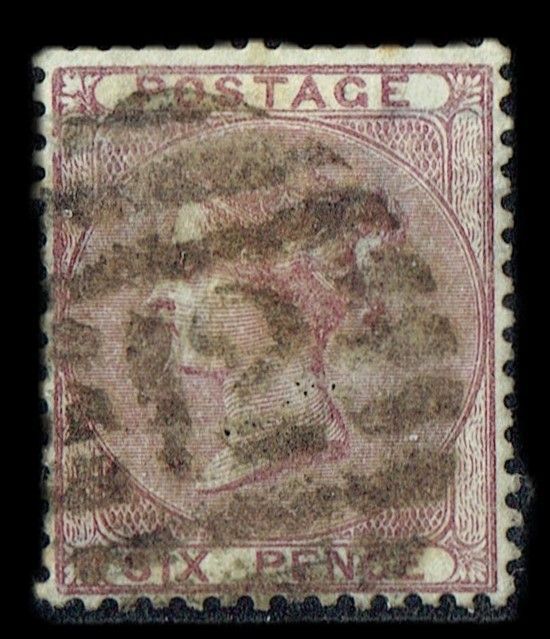 GB QUEEN VICTORIA, 1856, 6d DEEP LILAC, SG69, Mi.14yb, Used