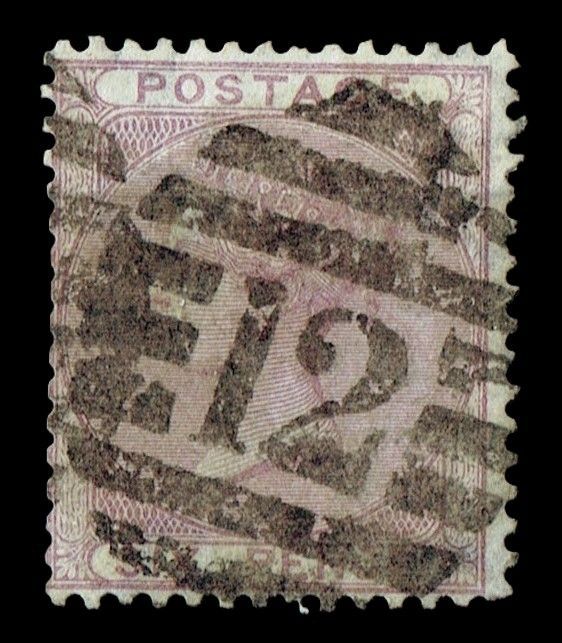 GB QUEEN VICTORIA 1856, 6d DEEP LILAC, SG69, Mi.14yc, Used