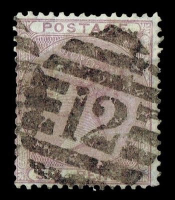 GB QUEEN VICTORIA 1856, 6d DEEP LILAC, SG69, Mi.14yc, Used